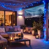 LED-Girlande Aussen Kabel mit Batterie 5m Blau Produktbild-Vorschau 7