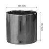 Keramikdeckel silber Zylinder 16 cm Produktbild-Vorschau 2