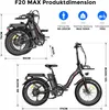 Fafrees F20 MAX Fatbike Ebike Klapprad 20 Zoll mit 48V 18AH Produktbild-Vorschau 18
