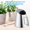 Edelstahl Gießkanne 1500 ml – Metall Gießkanne mit langem Produktbild-Vorschau 4