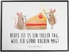 Mr. & Mrs. Panda Schreibunterlage Mäuse Kuchen - Weiß - Produktbild-Vorschau 1
