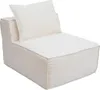 A single cream-colored modular lounge chair with a back cushion is shown against a white background. Anteprima dell’immagine prodotto