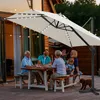 Parasol ogrodowy Izrielar w kolorze kremowym z oświetleniem Podgląd zdjęcia produktu 9