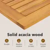 Piano tavolo vidaXL in legno massello di acacia, finitura Anteprima dell’immagine prodotto 4