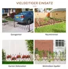 Outsunny Scherengitter Absperrgitter ausziehbar 52-405cm Produktbild-Vorschau 4