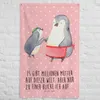 Mr. & Mrs. Panda Tapisserie Pinguin mit Kind - Rot Pastell Produktbild-Vorschau 5