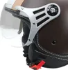 CMX Jethelm - Rollerhelm Chap Leder weiß, braun, beige  "M" Produktbild-Vorschau 4