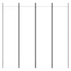 vidaXL Paravent 4 pcs. blanc 200x200 cm Tissu - Séparation Voir les images du produit 4