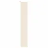 A side view of a tall, narrow, cream-colored display cabinet. Voir les images du produit