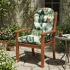 Coussin pour fauteuil à bascule d'extérieur avec sangles, Voir les images du produit 1