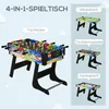 HOMCOM 4-in-1 Multi Spieltisch Multifunktionstisch mit Produktbild-Vorschau 4