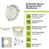 Rabalux 7649 Lampada da soffitto a 2 faretti Etrusco, E27, Anteprima dell’immagine prodotto 4