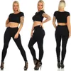 Damen Sport Fitness Leggings Slim; Schwarz lang 3XL Produktbild-Vorschau 1