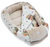Premium BABYNEST SET 5 tlg. BEIGE Samt Velour/ Beige Produktbild-Vorschau 4