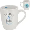 Kaffeebecher "Maritim" 3er Set Steingut bauchig Produktbild-Vorschau 4