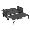 A set of outdoor furniture, including a double lounger and a footstool, against a white background. Podgląd zdjęcia produktu