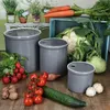 3er Set Oskar Vorratsdose S M & L in Grau Kartoffeln Produktbild-Vorschau 3