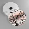 Wanduhr - Rund - Glasuhr - frankreich Taube Grafiken Produktbild-Vorschau 2
