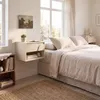Set aus 2 beigefarbenen, schwebenden Nachttischen mit je Produktbild-Vorschau 4