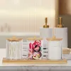 Relaxdays vassoio contenitore per Cotone fioc 3 tazze con Anteprima dell’immagine prodotto 2