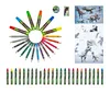 Dinosaurier Mal- und Zeichenkoffer 100% kreativer Spaß für Produktbild-Vorschau 6