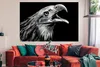 MuchoWow® Poster Adler - Porträt - Raubvögel - Schwarz - Produktbild-Vorschau 2