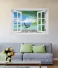 Wallario Poster mit Fenster-Illusion: Sonnenboot in der Produktbild-Vorschau 2