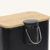 Poubelle étroite pour salle de bain avec bambou ZETRU, 5 l Voir les images du produit 19
