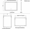 LED Badspiegel Badezimmerspiegel 110x70 mit Beleuchtung Produktbild-Vorschau 7