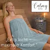 Leicht Frottee Saunakilt Damen - Saunahandtuch Baumwolle Produktbild-Vorschau 6