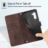 Hülle für Samsung Galaxy Note 10 Prägung Flip Leder Produktbild-Vorschau 5