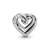 Pandora Moments Verschlungene Herzen Charm, Sterling Produktbild-Vorschau 3