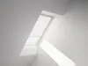 VELUX Sichtschutzrollo weiß uni manuell Rahmen aluminium Produktbild-Vorschau 1