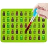 GKA 2 Stück 3D Silikon Silikonform Gummibärchenform für 100 Produktbild-Vorschau 2