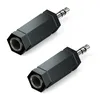 deleyCON 2 Stück Stereo Audio Klinke Adapter 3,5mm Stecker Produktbild-Vorschau 1