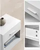 Table De Chevet, Table D'appoint Avec Tiroir, Poignée, Voir les images du produit 5