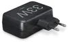 A black Hama 33W USB charger with European plug prongs. Anteprima dell’immagine prodotto