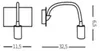 Ideal Lux Dynamo AP1, Oberfläche, 1 Glühbirne(n), IP20, Produktbild-Vorschau 6