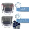 Trampolin Schaumstoffrohre 12x Polster 92cm - Anthrazit - Produktbild-Vorschau 6