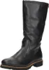 A single black leather boot shown against a white background. Voir les images du produit