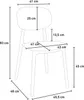Stuhl modernes Design Polypropylen Küche Esszimmer Produktbild-Vorschau 7