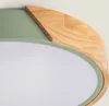 LED-Deckenleuchte 18W Rund Holz Ø320 CCT WählbarSemi-Dari Produktbild-Vorschau 3
