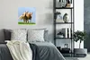 MuchoWow® Poster Pferde - Gras - Luft 50x50 cm - Produktbild-Vorschau 4