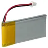 A single lithium-polymer battery with attached wires and connector. Produktbild-Vorschau