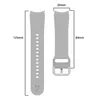 Two parts of a watch strap are shown with dimensions indicated. Produktbild-Vorschau