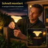Outdoor-Solar-Tischlampen, 2er-Set klassische Produktbild-Vorschau 4