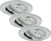 Briloner LED Einbauleuchten alu 3er-Set 3xLED-Modul/5W Produktbild-Vorschau 1