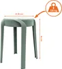 Sgabello in plastica 46 x 30 cm, portata massima 120 kg - Anteprima dell’immagine prodotto 2