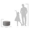 Lumaland Indoor Outdoor Sitzhocker 25 x 45 cm - Produktbild-Vorschau 7