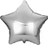 Stella di palloncini in foil, argento, circa 45 cm Anteprima dell’immagine prodotto 1